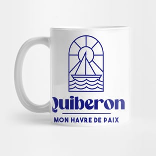 Quiberon my haven of peace - Brittany Morbihan 56 Sea Holidays Beach Mug